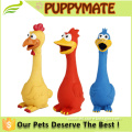 Screaming Rubber Cute Chicken Pet Dog Toy Squeak Squeaker Chew Toy, Children safe Toy